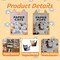 100PCS Paper Cats Origami, Paper Cats, Origami Cats DIY Origami Paper Craft Kit with 50 Sheets to Fold Cute Cat and Dog Figures, Perfect for Desk Decoration, Home Ornament, and Gift for Animal Lovers